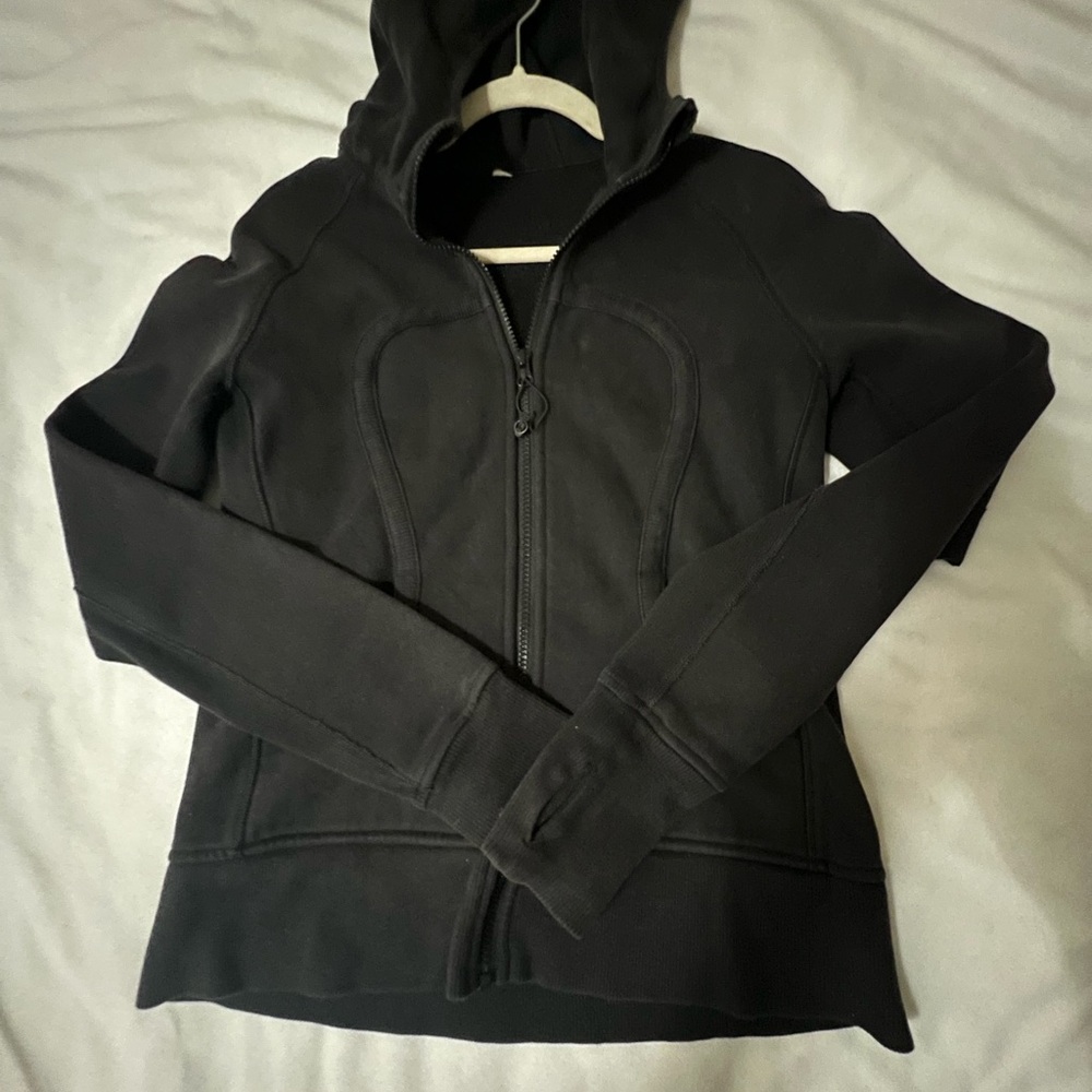 lululemon athletica Black Hooded Zip Jacket
